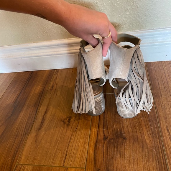 Marc Fisher Fringed Sandal - Picture 4 of 5